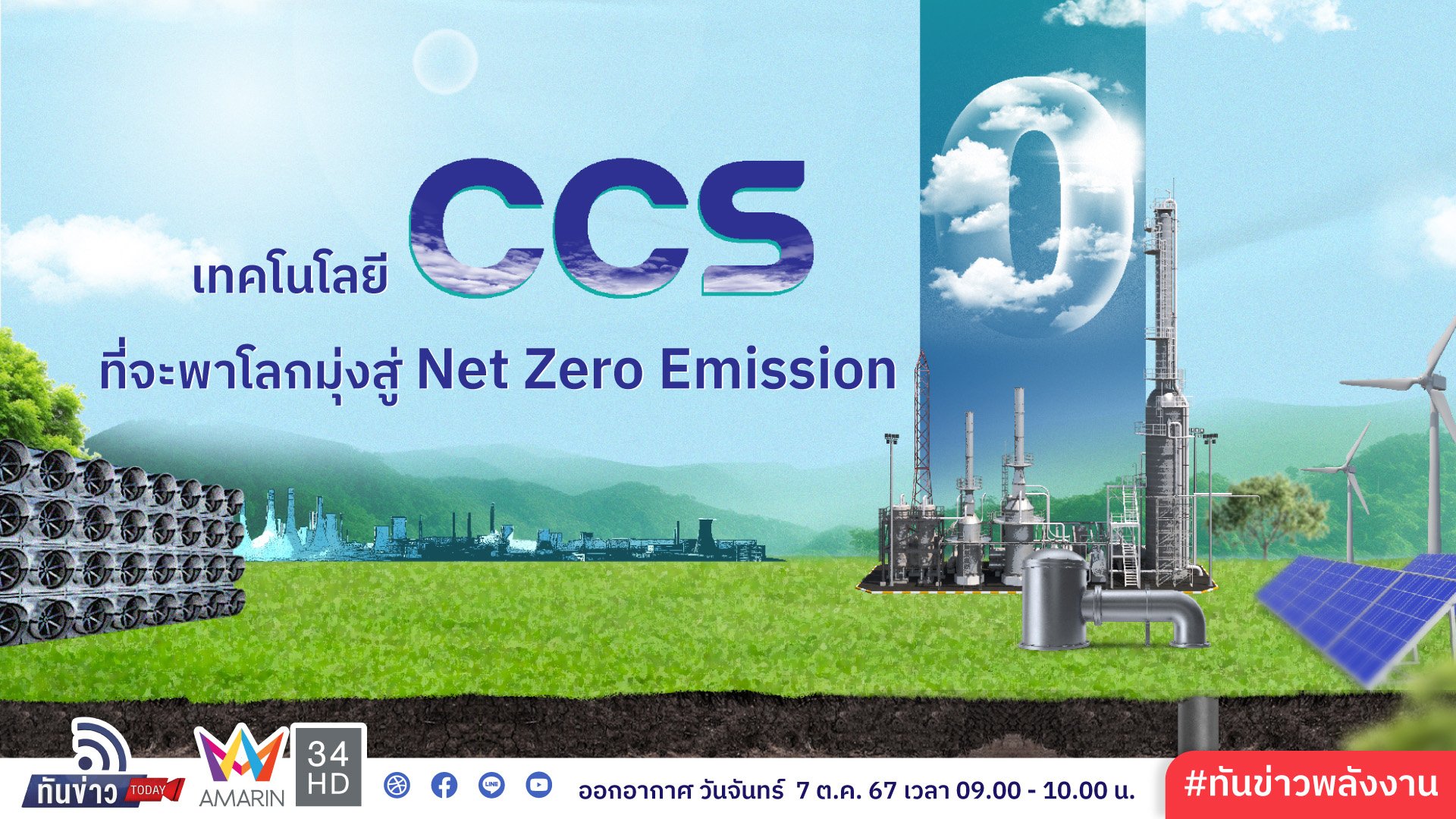 เทคโนโลยี CCS ที่จะพาโลกมุ่งสู่ Net Zero Emission