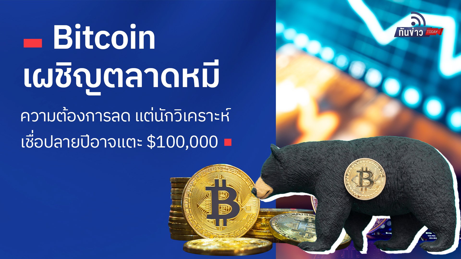 Bitcoin เผชิญตลาดหมี ความต้องการลด แต่นักวิเคราะห์เชื่อปลายปีอาจแตะ $100,000